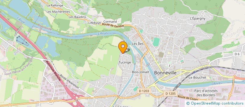 localisation de l'entreprise MS ASSURANCES  BONNEVILLE