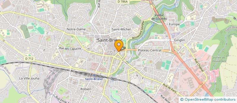 localisation de l'entreprise MS AUDITION à SAINT-BRIEUC