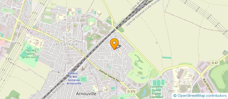 localisation de l'entreprise MS AUTO  GONESSE