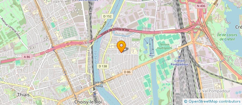 localisation de l'entreprise MS AUTO à CHOISY-LE-ROI