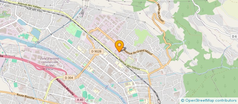 localisation de l'entreprise MS AUTO CONCEPT  CLUSES