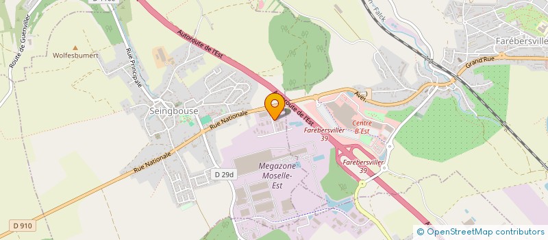 localisation de l'entreprise MS AUTO GLASS  SEINGBOUSE