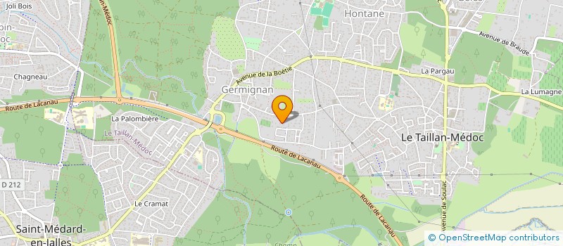 localisation de l'entreprise MS AUTOMATION  LE TAILLAN-MEDOC