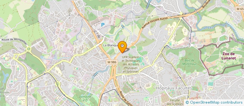 localisation de l'entreprise MS AUTOMOBILE à MONTPELLIER