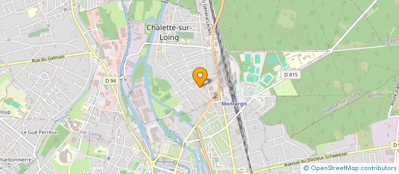 localisation de l'entreprise MS AUTOMOBILES à CHALETTE-SUR-LOING