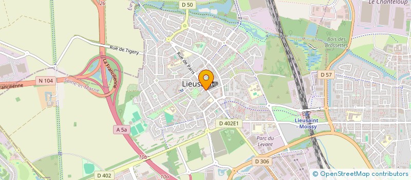 localisation de l'entreprise MS AUTOS  LIEUSAINT