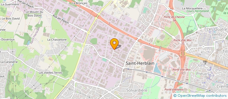 localisation de l'entreprise MS AUTOSERVICES à COUERON