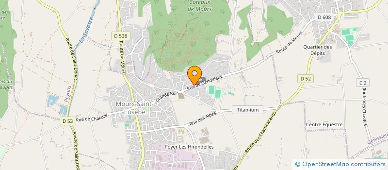 localisation de l'entreprise MS AVENIR  MOURS-SAINT-EUSEBE