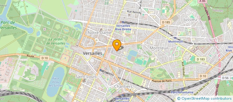 localisation de l'entreprise MS AVOCATS à VERSAILLES