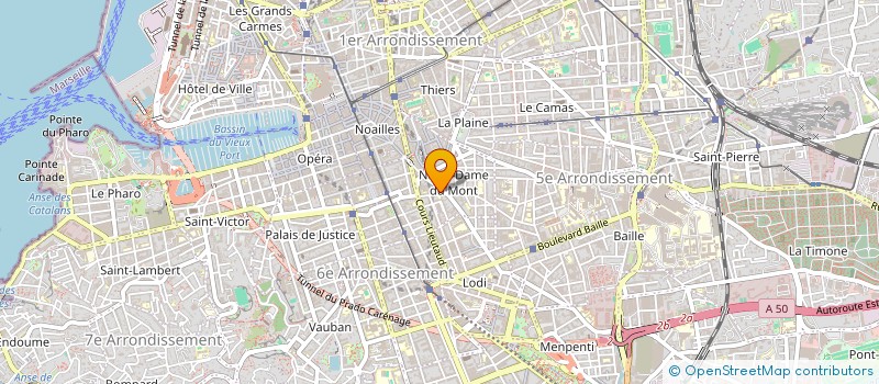 localisation de l'entreprise MS BAT à MARSEILLE