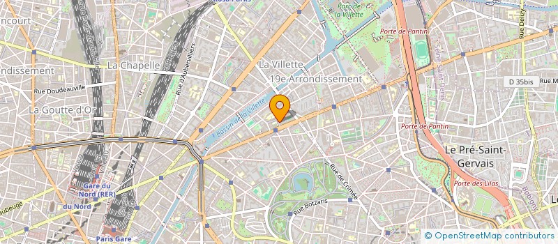 localisation de l'entreprise MS BAT  PARIS