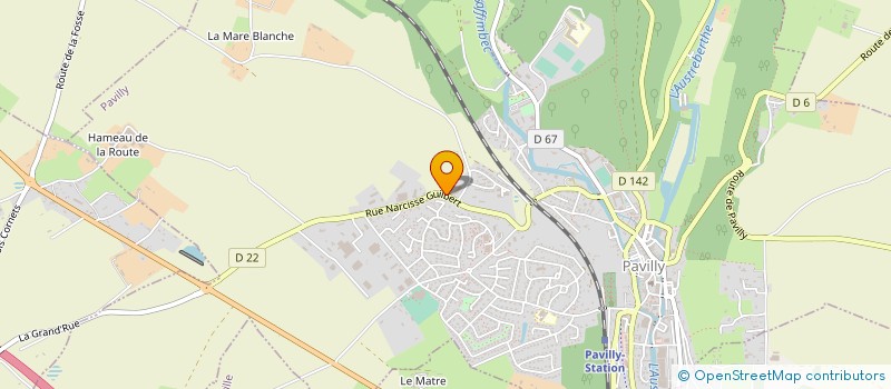 localisation de l'entreprise MS BAT à PAVILLY