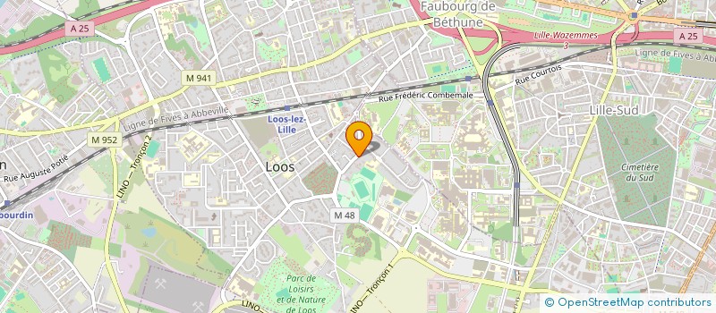 localisation de l'entreprise MS BAT  LOOS