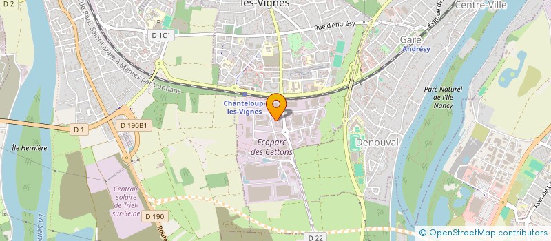 localisation de l'entreprise MS BAT  CHANTELOUP-LES-VIGNES