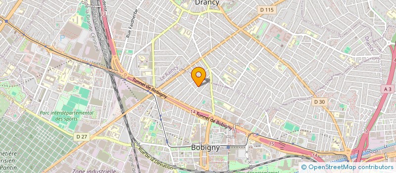 localisation de l'entreprise MS BAT  BOBIGNY