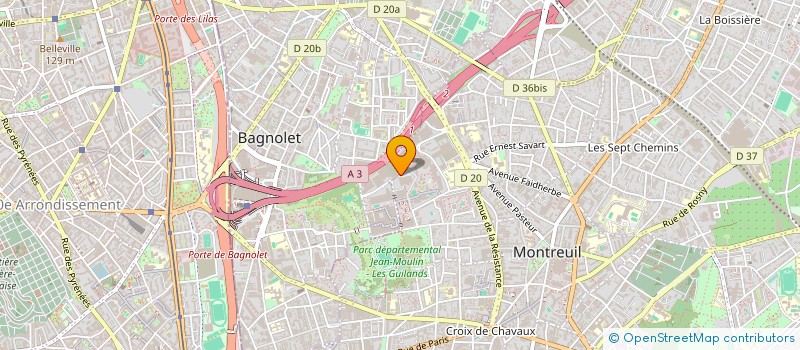 localisation de l'entreprise MS BATICONFORT à MONTREUIL