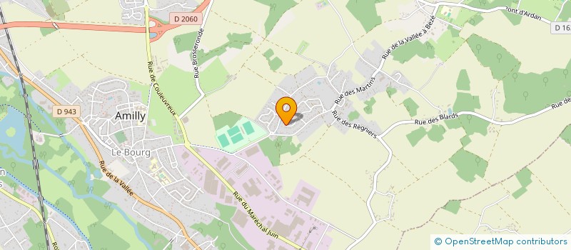 localisation de l'entreprise MS BATIMENT à AMILLY