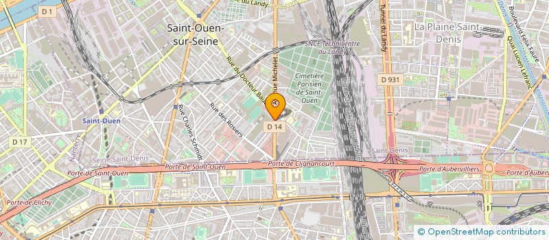 localisation de l'entreprise MS BATIMENT à SAINT-OUEN-SUR-SEINE