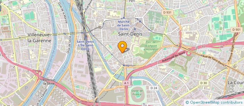 localisation de l'entreprise MS BATIMENT à SAINT-DENIS