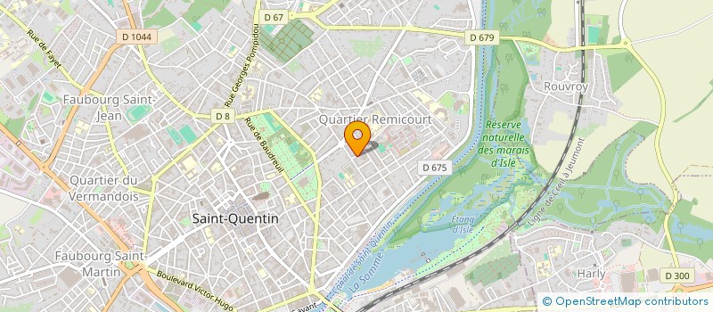 localisation de l'entreprise MS BATIMENT à SAINT-QUENTIN