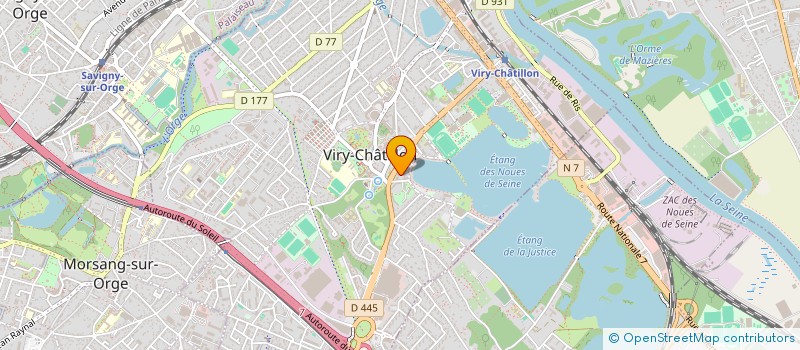 localisation de l'entreprise MS BATIMENT  VIRY-CHATILLON