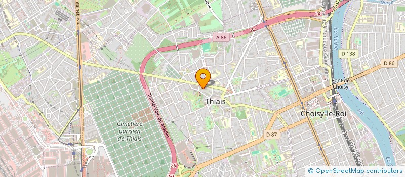 localisation de l'entreprise MS BATIMENT  THIAIS