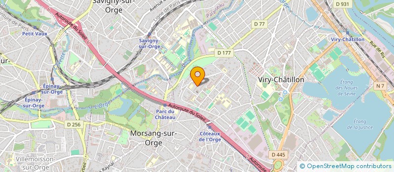 localisation de l'entreprise MS BATIMENT à VIRY-CHATILLON