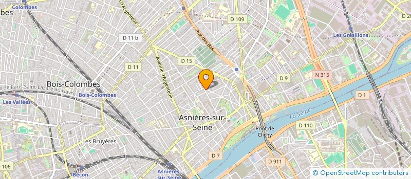 localisation de l'entreprise MS BATIMENT  ASNIERES-SUR-SEINE