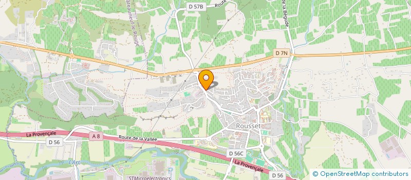 localisation de l'entreprise MS BATIMENT  ROUSSET