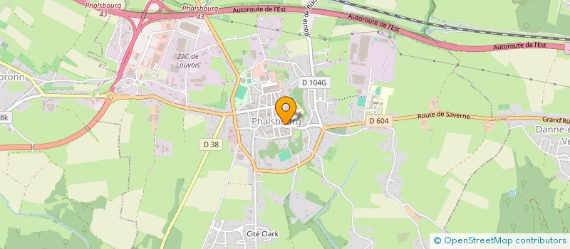 localisation de l'entreprise MS-BC  PHALSBOURG