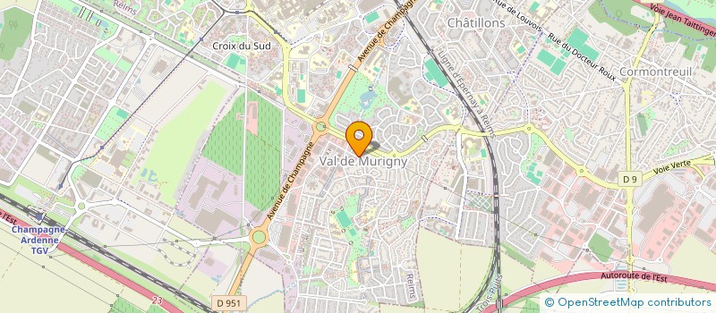 localisation de l'entreprise MS BEATUS  REIMS