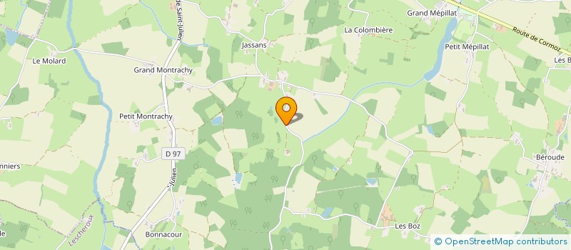 localisation de l'entreprise MS BRESSE à SAINT-NIZIER-LE-BOUCHOUX