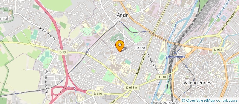 localisation de l'entreprise MS BUILDING à VALENCIENNES