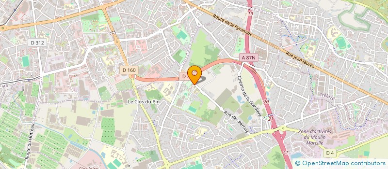 localisation de l'entreprise MS'CAPADE  LES PONTS-DE-CE