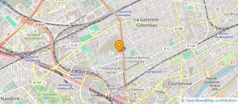 localisation de l'entreprise MS CAPITAL  COURBEVOIE