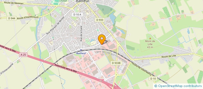 localisation de l'entreprise MS CAR à BAILLEUL