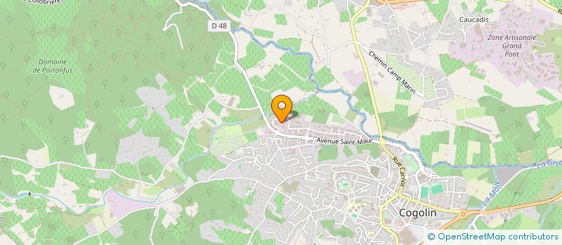 localisation de l'entreprise MS CARS à COGOLIN