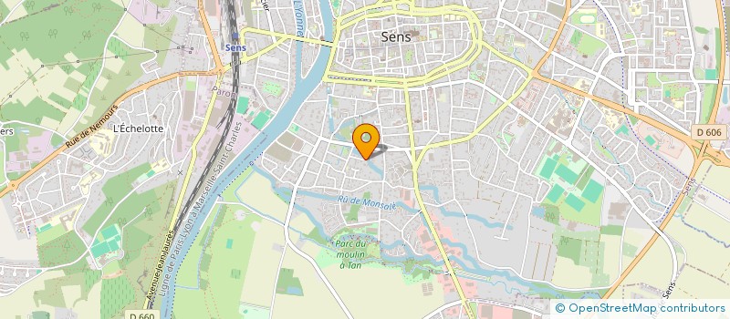 localisation de l'entreprise MS CARS à SENS