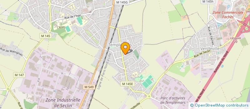 localisation de l'entreprise MS CARS  TEMPLEMARS