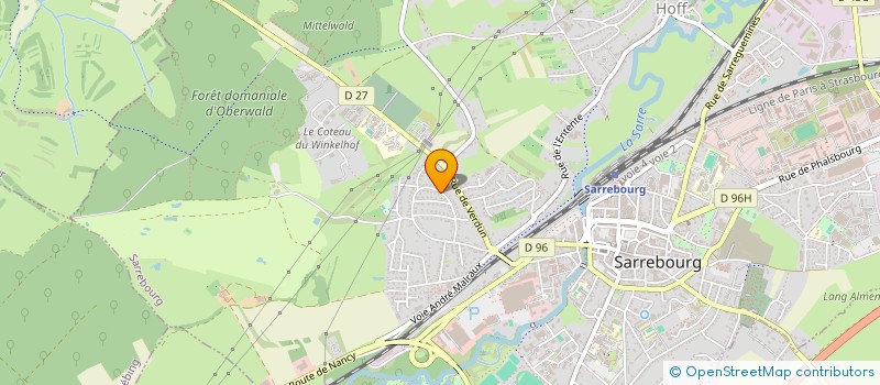 localisation de l'entreprise MS CARS à SARREBOURG