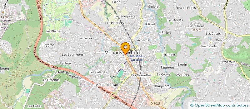 localisation de l'entreprise MS CASABELLA  MOUANS-SARTOUX