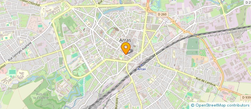 localisation de l'entreprise MS CASH  ARRAS