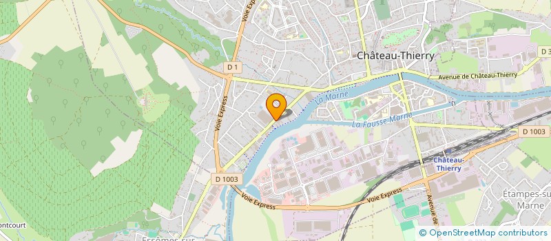 localisation de l'entreprise MS CASTEL  CHATEAU-THIERRY