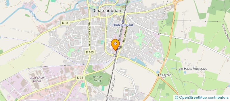 localisation de l'entreprise MS CHATEAUBRIANT  CHATEAUBRIANT