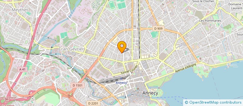 localisation de l'entreprise MS CLEAN à ANNECY