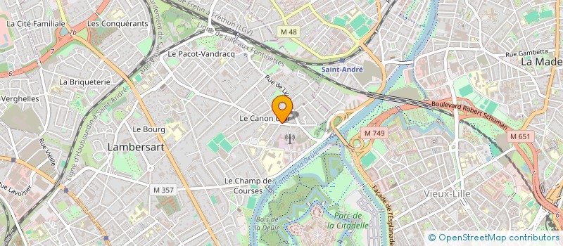 localisation de l'entreprise MS CLEAN à LAMBERSART