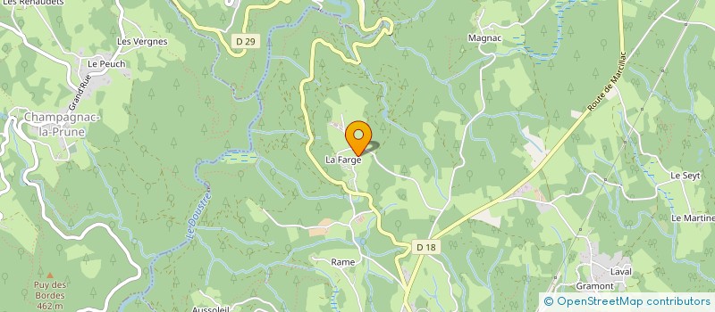 localisation de l'entreprise MS CLIM 19  SAINT-MARTIN-LA-MEANNE