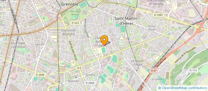 localisation de l'entreprise MS CLIM à SAINT-MARTIN-D'HERES