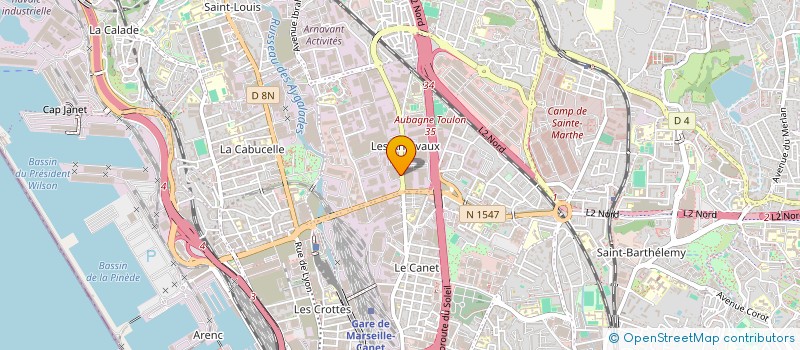 localisation de l'entreprise MS CLUB à MARSEILLE