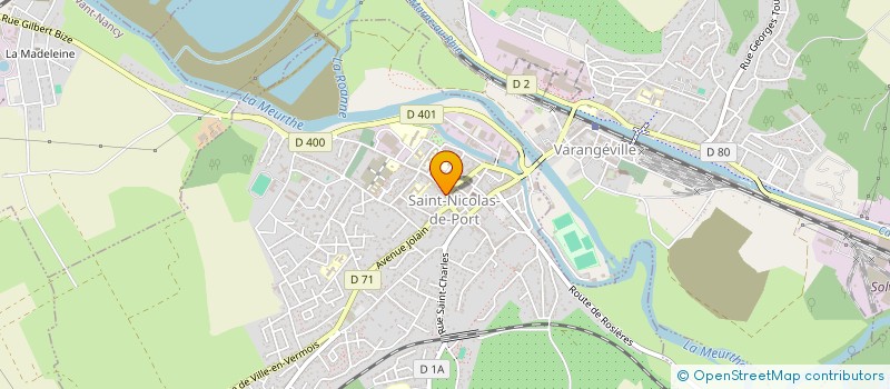 localisation de l'entreprise MS COIFFURE  SAINT-NICOLAS-DE-PORT